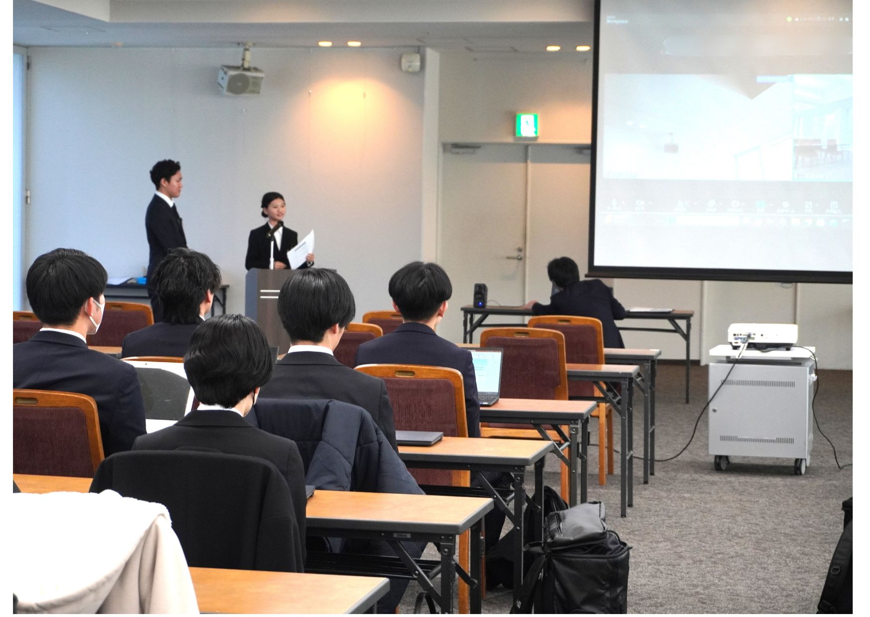 インターンシップ実習報告会【情報システム学科】