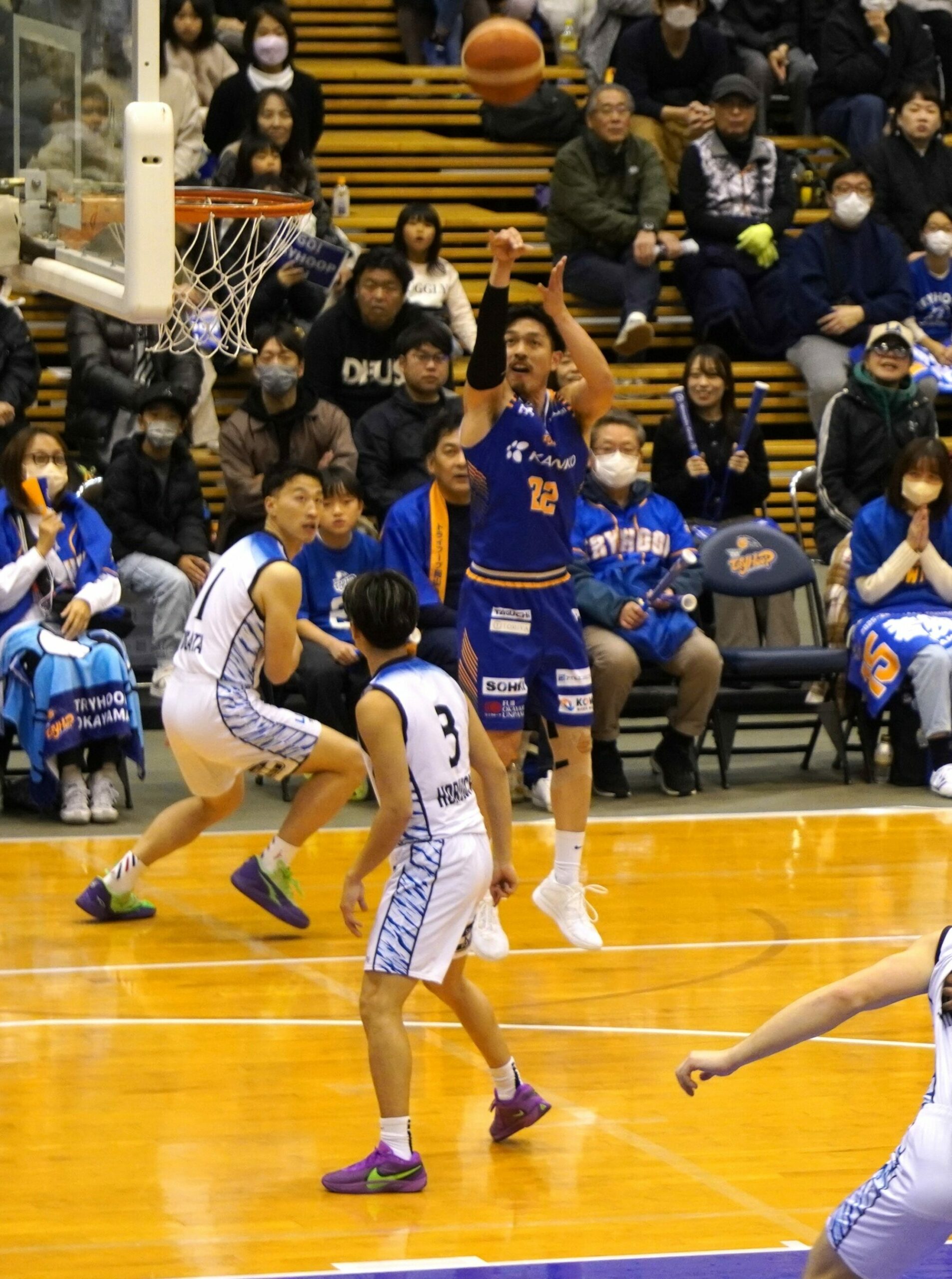 トライフープ岡山の試合観戦🏀